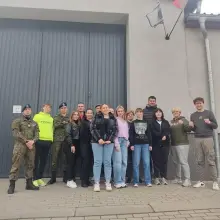 Zobacz zdjęcie: Uczniowie klasy mundurowej w Zakładzie Karnym w Zarębie