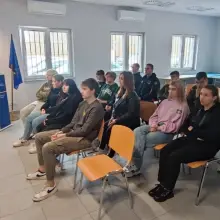 Zobacz zdjęcie: Uczniowie klasy mundurowej w Zakładzie Karnym w Zarębie