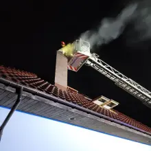 Zobacz zdjęcie: Wieczorny pożar w Krzyżowej