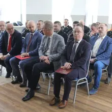 Zobacz zdjęcie: Uroczyste przekazanie promes dla jednostek OSP z powiatu bolesławieckiego, lwóweckiego i karkonoskiego