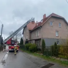 Zobacz zdjęcie: Akcja straży pożarnej w Gromadce