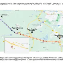 Zobacz zdjęcie: A4 (węzeł Złotoryja) i mapa