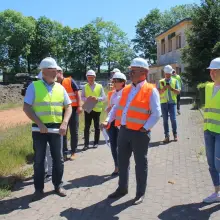 Переглянути фотографію: Огляд стадіону, що реконструюється, у Bolesławiec
