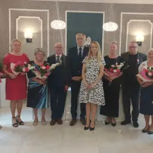 Zobacz zdjęcie: Dziewięć par z gminy Osiecznica uhonorowanych przez prezydenta RP