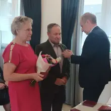 Zobacz zdjęcie: Dziewięć par z gminy Osiecznica uhonorowanych przez prezydenta RP