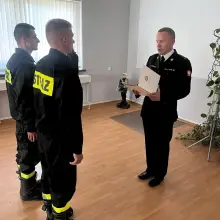 Zobacz zdjęcie: Dwóch nowych strażaków w Bolesławcu