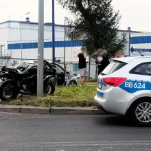 Zobacz zdjęcie: Zderzenie motocykla z autem koło wiaduktu