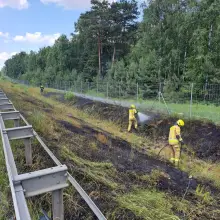 Zobacz zdjęcie: Pożar przy A18