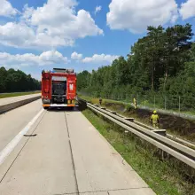 Zobacz zdjęcie: Pożar przy A18
