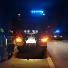 Zobacz zdjęcie: Nocna akcja służb na A4