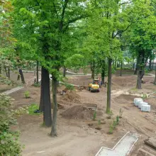 Zobacz zdjęcie: Prace w parku przy Zgorzeleckiej w Bolesławcu