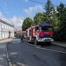 Zobacz zdjęcie: Strażacy uratowali mężczyznę z płonącego budynku
