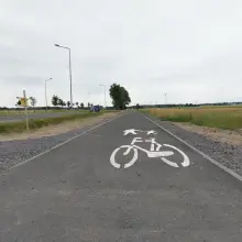 Zobacz zdjęcie: Ścieżka rowerowa od ronda do Łazisk prawie gotowa
