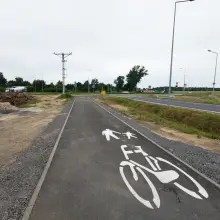 Zobacz zdjęcie: Ścieżka rowerowa od ronda do Łazisk prawie gotowa