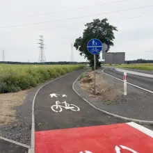 Zobacz zdjęcie: Ścieżka rowerowa od ronda do Łazisk prawie gotowa
