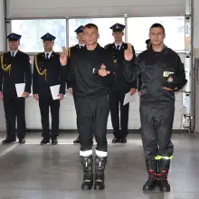 Zobacz zdjęcie: Uroczysta zbiórka w KP PSP Bolesławiec