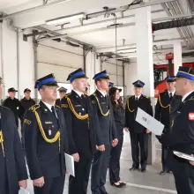 Zobacz zdjęcie: Uroczysta zbiórka w KP PSP Bolesławiec
