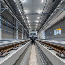 Zobacz zdjęcie: Hala serwisowa pociągów Kolei Dolnośląskich