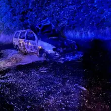 Zobacz zdjęcie: Pożar auta w Brzeźniku