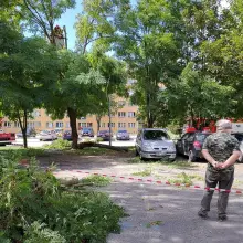 Zobacz zdjęcie: Akcja służb na Spółdzielczej w Bolesławcu