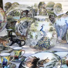 View photo: Ceramic Garden of "Ceramika Artystyczna" Artistic Handicraft Cooperative