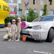 Zobacz zdjęcie: Malowanie gliną przy Bankowej