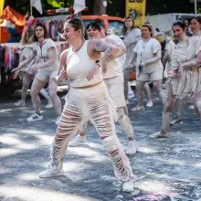 Zobacz zdjęcie: Zumba Team Joanna i Magdalena podczas występu na Gliniadzie 2023