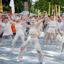 Zobacz zdjęcie: Zumba Team Joanna i Magdalena podczas występu na Gliniadzie 2023