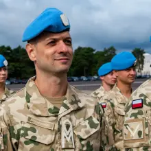 Zobacz zdjęcie: Pożegnali żołnierzy, którzy ruszą z misją na Bliski Wschód