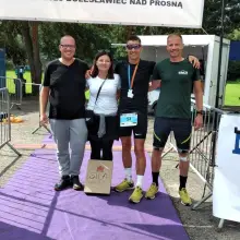 View photo: Maciej Śliwa, double Ironman athlete from Kruszyn near Bolesławiec