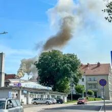 Zobacz zdjęcie: Zadymienie z pieca w Muzeum Ceramiki