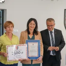Zobacz zdjęcie: Uroczystość przed sesją Rady Powiatu Bolesławieckiego