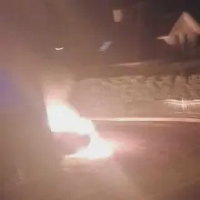 Zobacz zdjęcie: Pożar auta w Parzycach