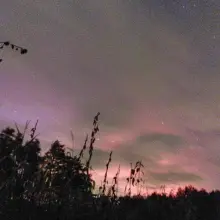 Zobacz zdjęcie: Zorza polarna nad powiatem bolesławieckim