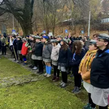 View photo: Scouts from Bolesławiec at Independence Day celebrations in… Vilnius