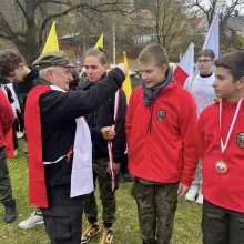 View photo: Scouts from Bolesławiec at Independence Day celebrations in… Vilnius