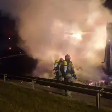 Zobacz zdjęcie: Nocny pożar na tzw. obwodnicy
