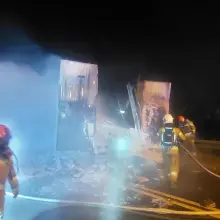 Zobacz zdjęcie: Nocny pożar na tzw. obwodnicy