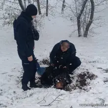 Zobacz zdjęcie: Podejrzany i policjanci