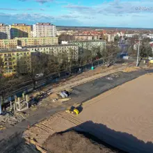 Zobacz zdjęcie: Intensywne prace budowlane na stadionie miejskim w Bolesławcu