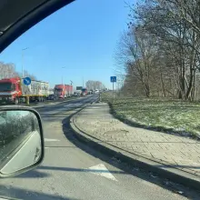 Zobacz zdjęcie: Korki na obwodnicy Bolesławca