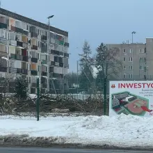 Zobacz zdjęcie: Ścięte drzewa przy szkole