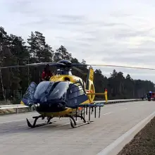 Zobacz zdjęcie: Lądowanie śmigłowca LPR-u