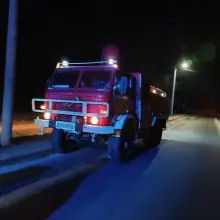 Zobacz zdjęcie: Akcja straży pożarnej w gminie Gromadka