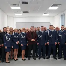 Zobacz zdjęcie: Uroczystość w Komendzie Powiatowej Policji w Bolesławcu