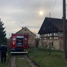 Zobacz zdjęcie: Akcja staży pożarnej w budynku w Szczytnicy