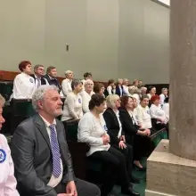 Zobacz zdjęcie: Słuchacze Uniwersytetu Trzeciego Wieku z Bolesławca z wizytą w sejmie