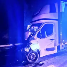 Zobacz zdjęcie: Zderzenie busów na A18