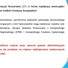 Zobacz zdjęcie: Zintegrowane inwestycje terytorialne