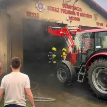 Zobacz zdjęcie: Pożar w remizie strażackiej w OSP Różyniec